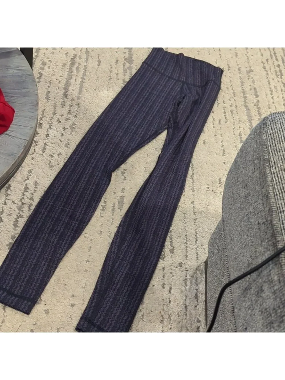 Lululemon Wunder Under Pant *High/Low Ziggy Wee September Black / Black
